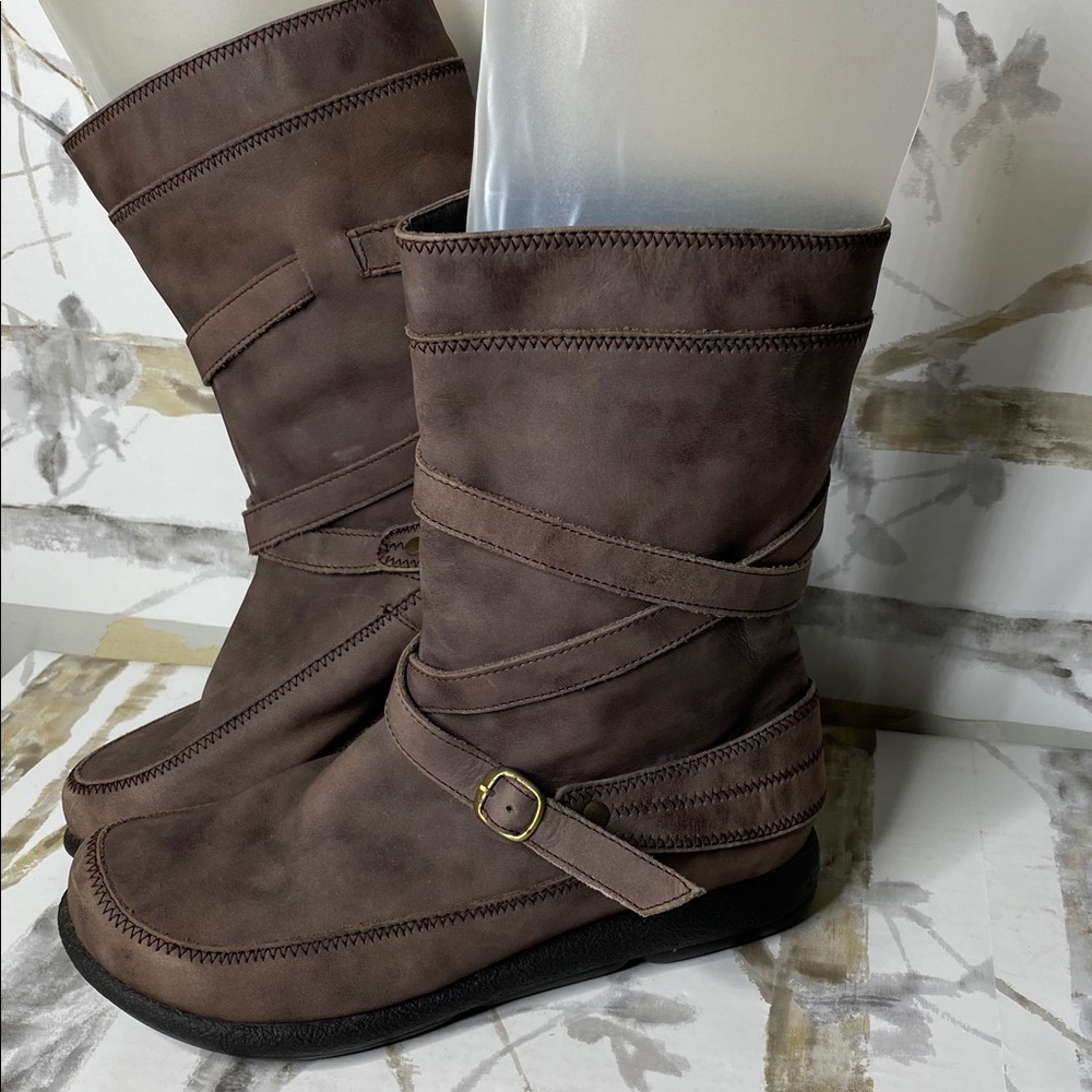Dansko Mid Calf Moto Boots